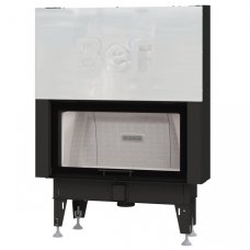 Teplovzdušná krbová vložka BEF THERM V 10, výsuvné otevírání, rovné sklo