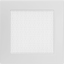 Krbová mřížka bílá - Velikost mřížky krbu: 11 x 11 bez žaluzie