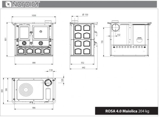La Nordica Rosa Maiolica 5.0