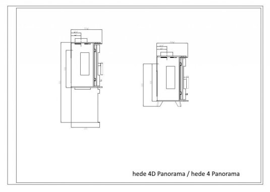 Krbová kamna HEDE 4 Panorama
