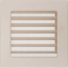 Krbová mřížka krémová - Velikost mřížky krbu: 22 x 37 bez žaluzie