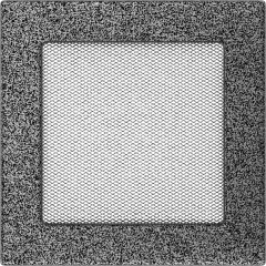 Krbová mřížka černo stříbrná - Velikost mřížky krbu: 17 x 30 se žaluzií