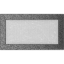 Krbová mřížka černo stříbrná - Velikost mřížky krbu: 17 x 30 se žaluzií