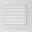Krbová mřížka Oskar bílá - Velikost mřížky krbu: 17 x 49 bez žaluzie