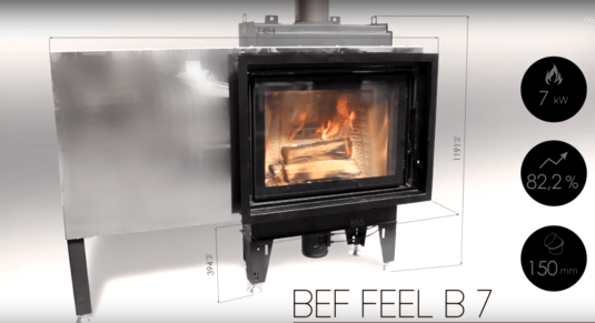 Teplovzdušná krbová vložka BEF Feel B 7 - POSLEDNÍ KUS