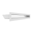 Krbová mřížka Luft bílá - Velikost mřížky krbu: Luft 6/100