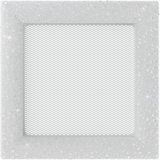 Krbová mřížka VENUS krystaly Swarovski 17x17 bílá