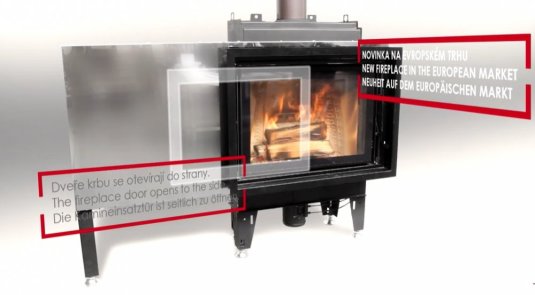 Teplovzdušná krbová vložka BEF THERM B 8 - POSLEDNÍ KUS