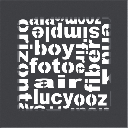 Krbová mřížka ABC grafitová - Velikost mřížky krbu: 17 x 30