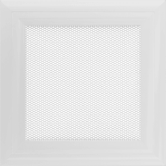 Krbová mřížka Oskar bílá - Velikost mřížky krbu: 11 x 24 bez žaluzie