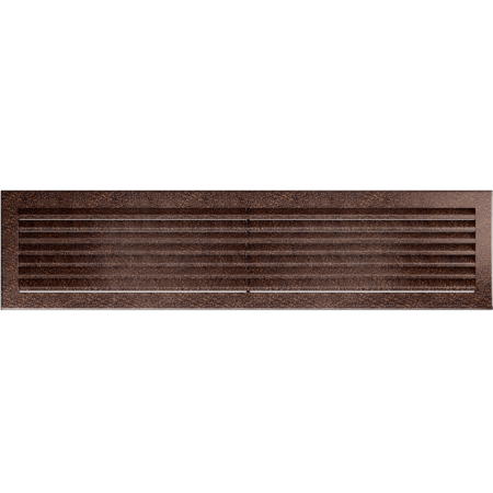 Krbová mřížka Fresh měděná - Velikost mřížky krbu: 17 x 49