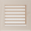 Krbová mřížka Oskar krémová - Velikost mřížky krbu: 22 x 22 bez žaluzie