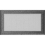 Krbová mřížka Oskar černo stříbrná - Velikost mřížky krbu: 22 x 22 bez žaluzie