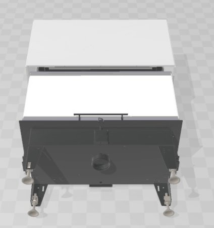 Luxusní krbová vložka BEF THERM V 10 C, výsuvné otevírání