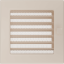 Krbová mřížka krémová - Velikost mřížky krbu: 22 x 37 bez žaluzie