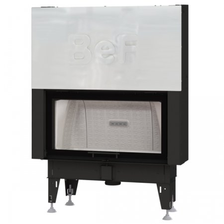 Teplovzdušná krbová vložka BEF THERM V 10, výsuvné otevírání, rovné sklo