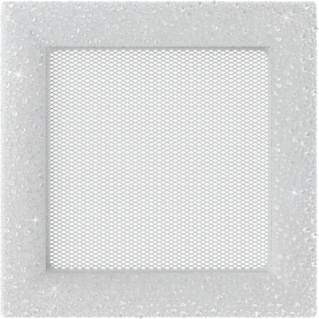 Krbová mřížka VENUS krystaly Swarovski 17x17 bílá